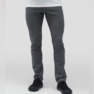 Unbound Merino Slate Grey Slim Travel Pant 34